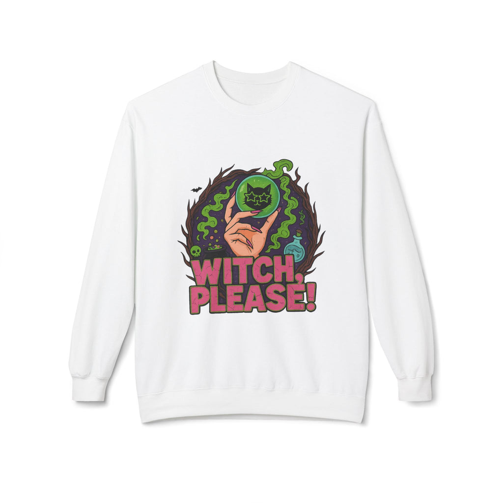 Witch, Please! 2 - Crewneck Unisex Sweatshirt - Cozy Halloween Apparel