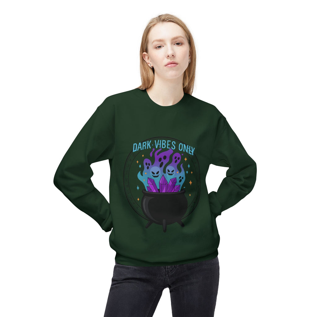 Dark Vibes Only 3.2 - Crewneck Unisex Sweatshirt - Cozy Halloween Apparel