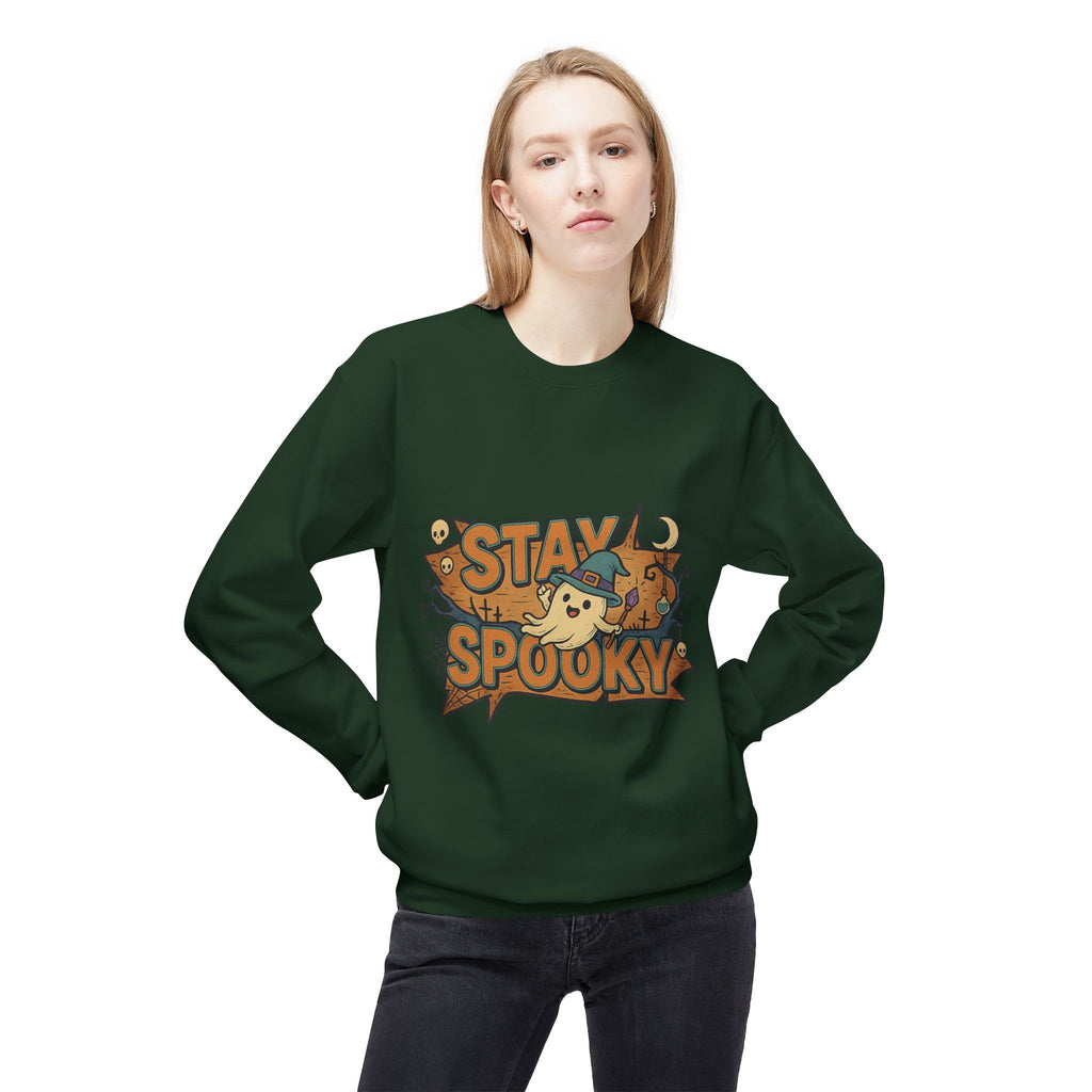 Stay Spooky 1 - Crewneck Unisex Sweatshirt - Cozy Halloween Apparel