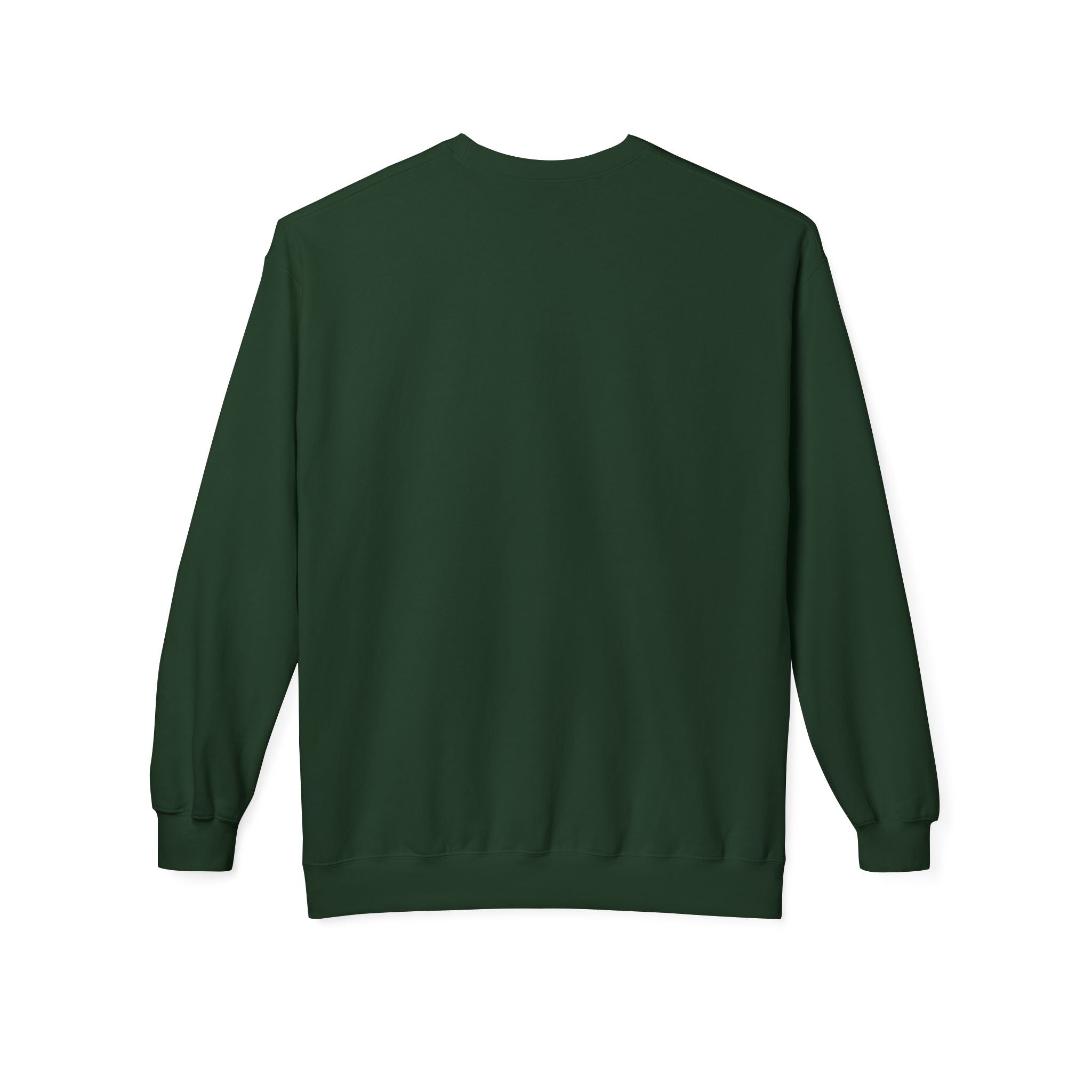 Haunt Mode ON 3_White - Crewneck Unisex Sweatshirt - Cozy Halloween Apparel