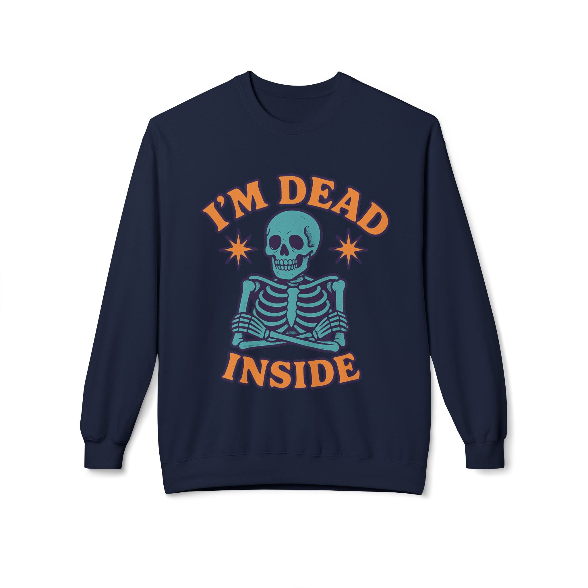 I'm Dead Inside 1 - Crewneck Unisex Sweatshirt - Cozy Halloween Apparel