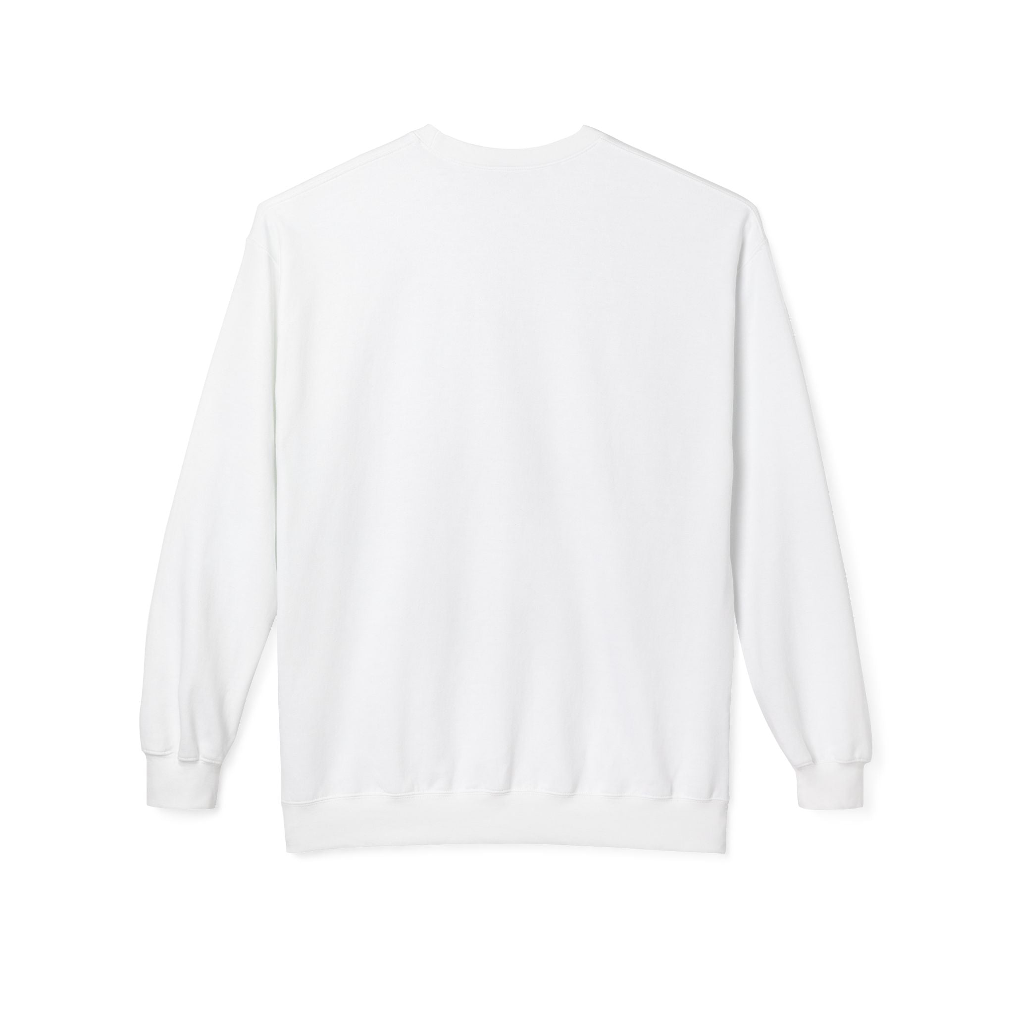 Haunt Mode ON 3_White - Crewneck Unisex Sweatshirt - Cozy Halloween Apparel