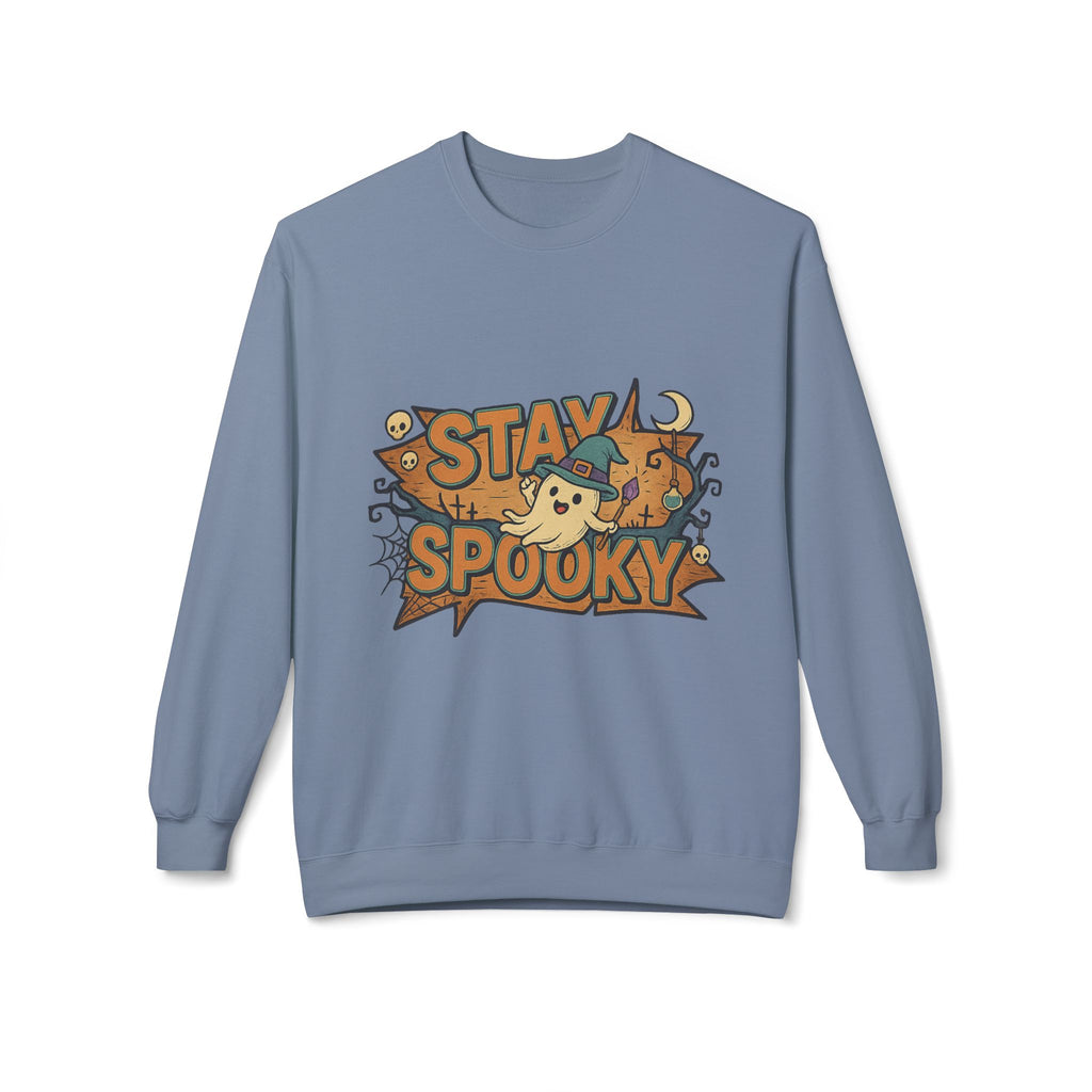Stay Spooky 1 - Crewneck Unisex Sweatshirt - Cozy Halloween Apparel