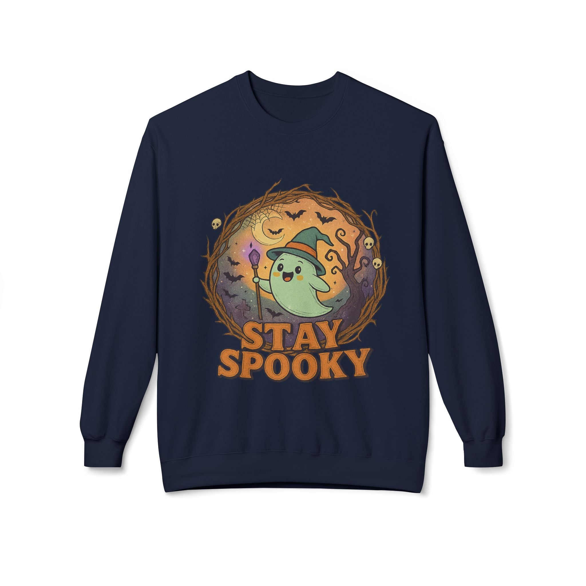 Stay Spooky 2 - Crewneck Unisex Sweatshirt - Cozy Halloween Apparel