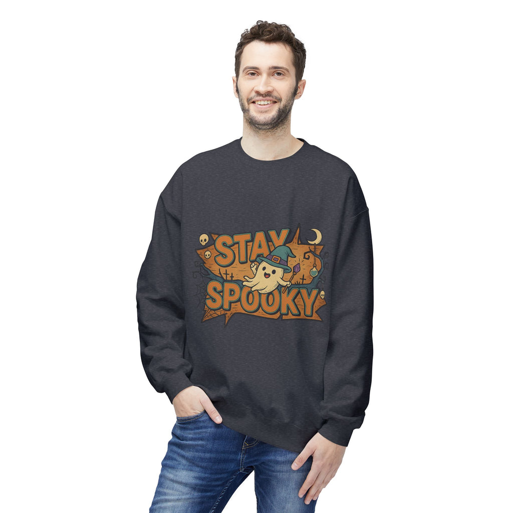 Stay Spooky 1 - Crewneck Unisex Sweatshirt - Cozy Halloween Apparel