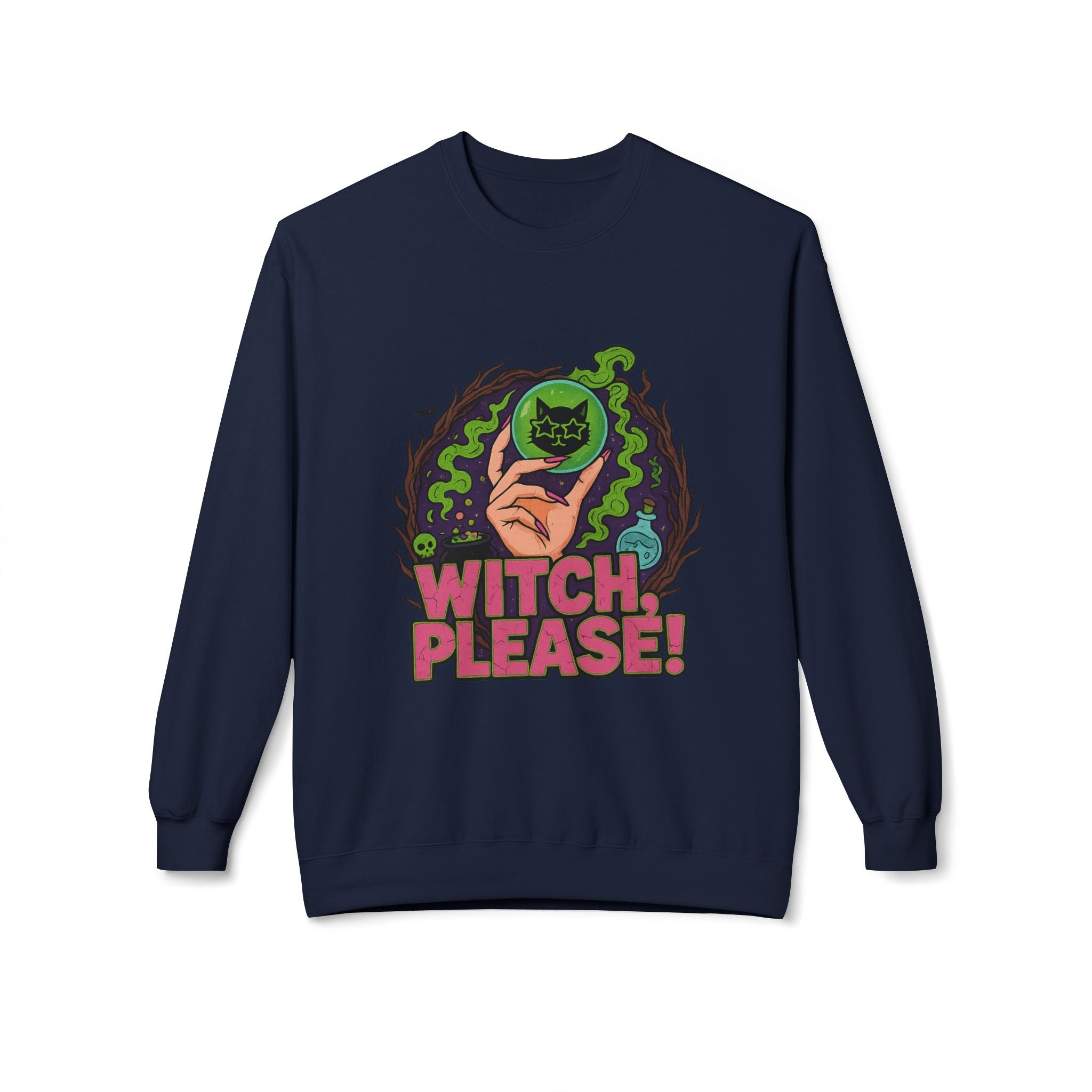 Witch, Please! 2 - Crewneck Unisex Sweatshirt - Cozy Halloween Apparel