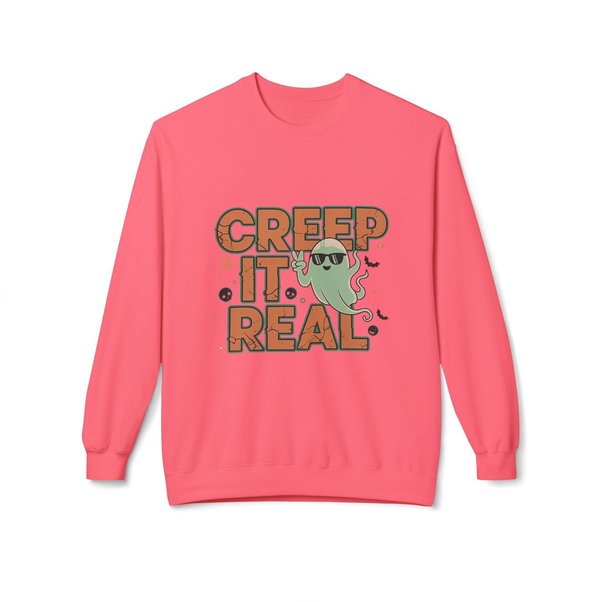 Creep It Real 2 - Crewneck Unisex Sweatshirt - Cozy Halloween Apparel